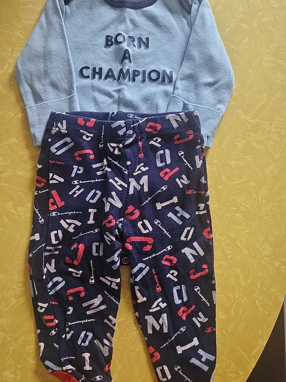 Champion Navy, Light Blue & Red Kids Jogger Set